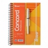 Sasco Concord Spiral Notebook With Pen - 7 Subjects - 198 Sheets - Orange Cover 165*232 Mm