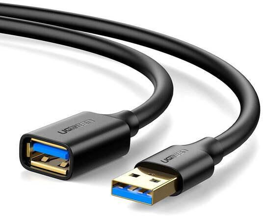 Ugreen USB 3.0 Extension Male Cable 2M (Black)