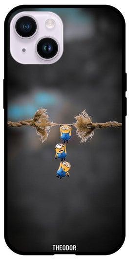 Protective Case Cover For Apple iPhone 14 Plus 6.7" 2022 Minion Hanging