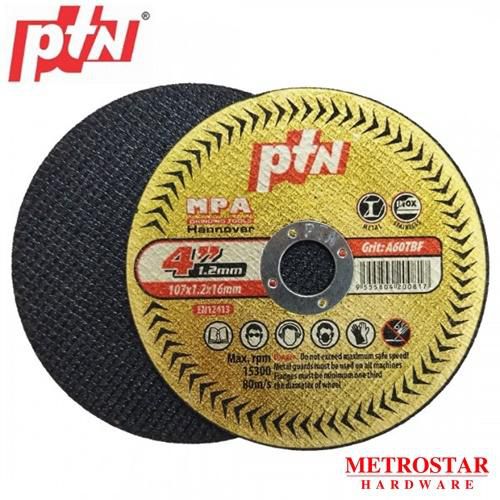 PTN Grinding Metal Disc 4" x 1.2mm (Gold)