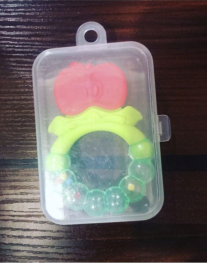 Baby Fruit Teether With Rattle