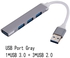 （USB 3.0 HUB Gray）USB C HUB 3.0 3.1 Type C 4 Port Multi Splitter Adapter For Xiaomi Lenovo Macbook Pro Air PC Computer Notebook Accessories