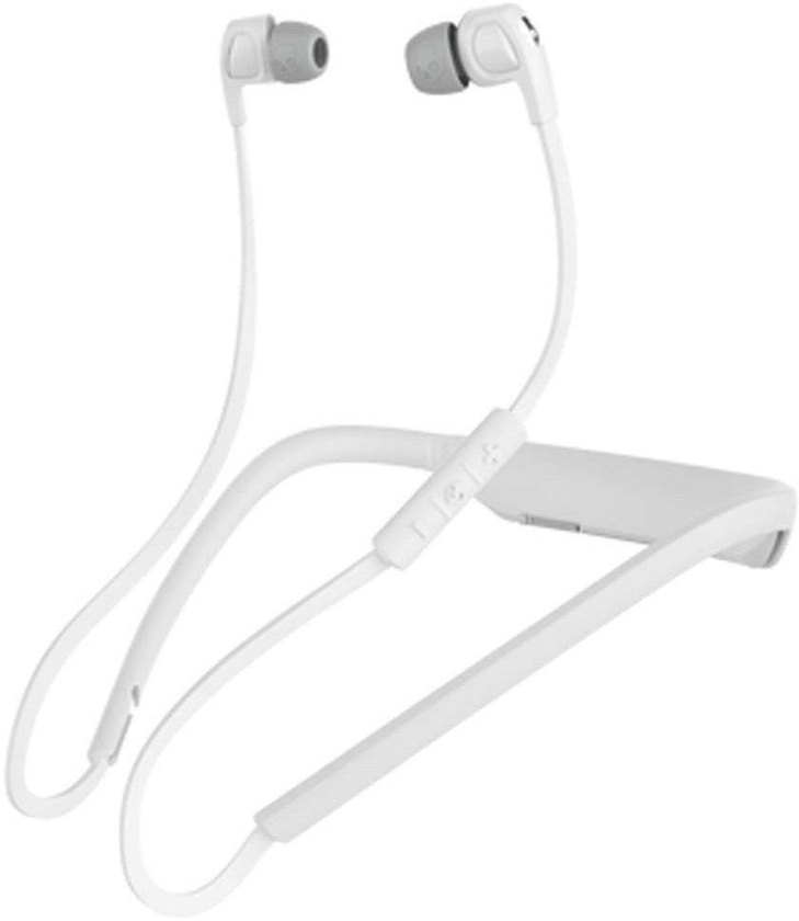 Skullcandy Smokin'' Buds 2 In-Ear Bluetooth Headphone with Mic 3 - White/Chrome [S2PGHW-177]