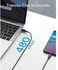 Anker PowerLine USB C to USB C Cable 100W 6ft, Type C Fast Charging Cable 2.0, PD Charging for Apple MacBook Pro 2020, iPad Pro 2020, Galaxy S10 Plus S9 S8 Plus, Pixel, Switch, LG V20, Black-A8856H11