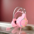 Wired Headphone (XO) With Microphone - RGB Gaming Stereo Headset - Pink - XO-GE 04