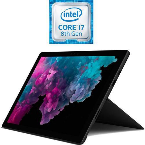 Microsoft Surface Pro 6 - Intel Core I7-8650U - 8GB RAM - 256GB SSD - 12.3-inch Touch - Intel GPU - Windows 10 Home - Black