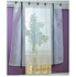 Generic 140 X 140CM European Wave Blinds Stitching Colors Voile Panel Window Curtain - Black