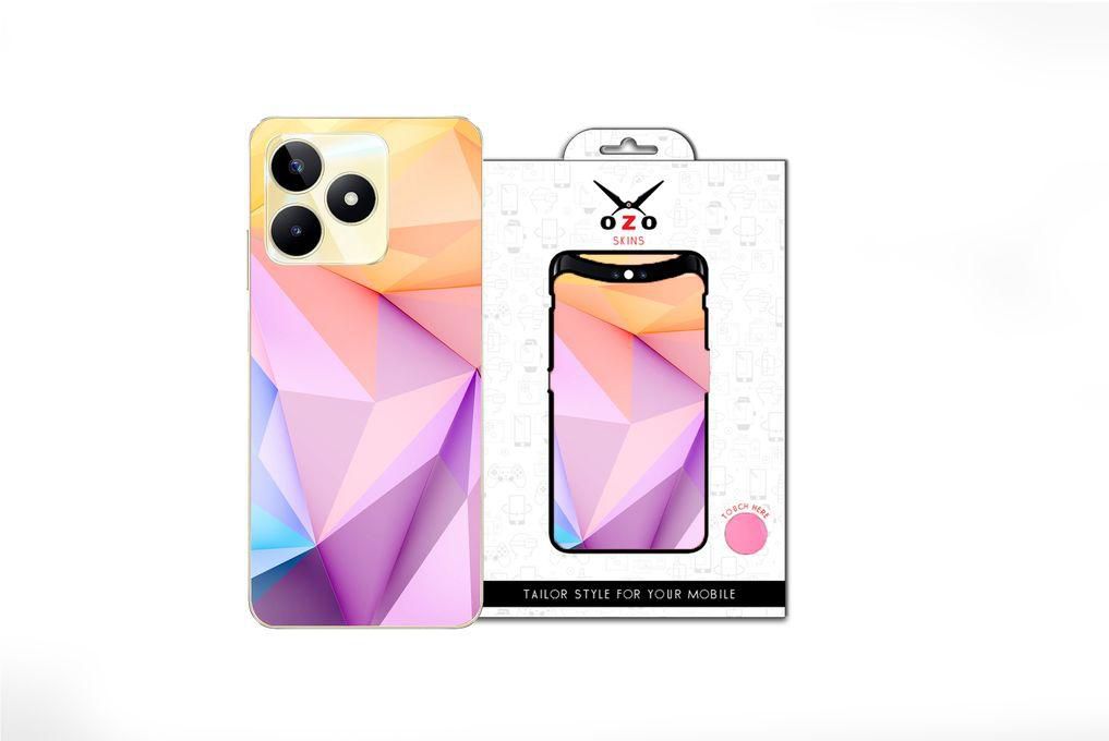 OZO Skins 2 Mobile Phone Cases Skins Gradient Dimond Color (SE125GDC) For Realme C53 1 Piece
