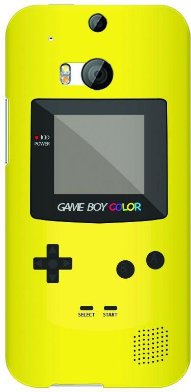 Stylizedd HTC One M8 Slim Snap Case Cover Matte Finish - Gameboy Color - Yellow