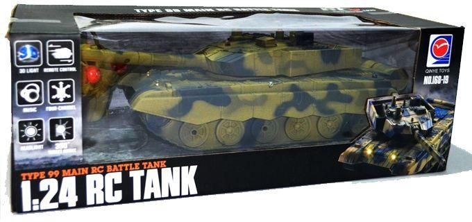 General 1:24 R/C Tank - Military Color