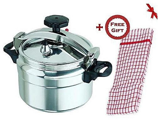 Generic Pressure Cooker - Explosion Proof - 5 ltrs (+ Free Gift Hand Towel).