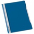 Durable 2570 Clear View Folder with Index Strip Extra Wide A4, Blue