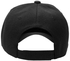 قبعة بيسبول بطبعة دقات قلب تعود للحياة، قبعة للرجال والنساء أسود