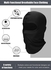 2-Pieces Set Outdoor Dustproof Sun Shading Full Face Mask for Motorcycle or Cycling Black