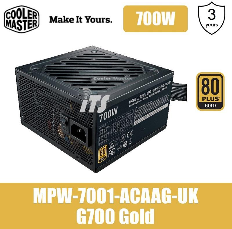 Cooler Master G Gold 90% Efficiency Power Supply (700W)