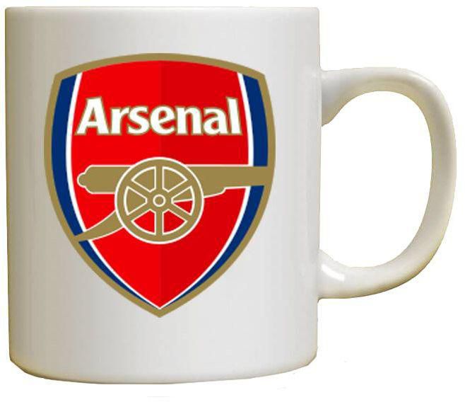 Ceramic Mug of coffee or tea withArsenal logo, fixed colors - Designed for Funny