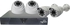 نجمة المسار CCTV 4 كاميرات الكل في واحد كيت AHD DVR مع رؤية ليلية