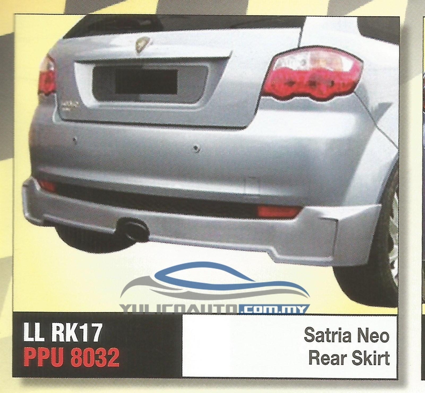 Yulicoauto Proton Satria Neo Rear Skirt [FRP]