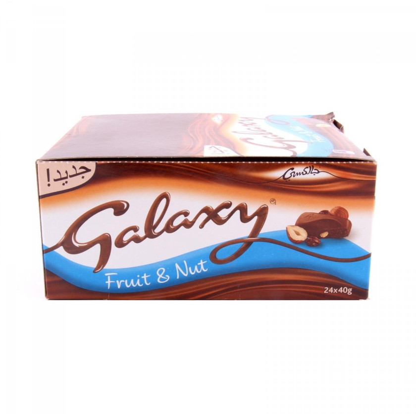 Galaxy Fruit & Nut Chocolate 24X40g