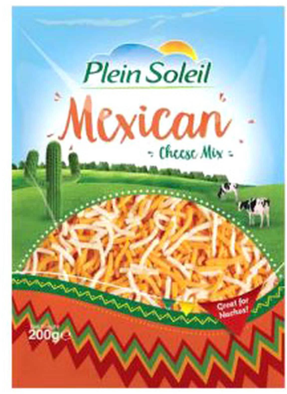 Plein Soleil Shredded Mexican Cheese Mix 200g