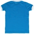 CUE Turquoise Cotton Shirt Neck T-Shirt For Girls
