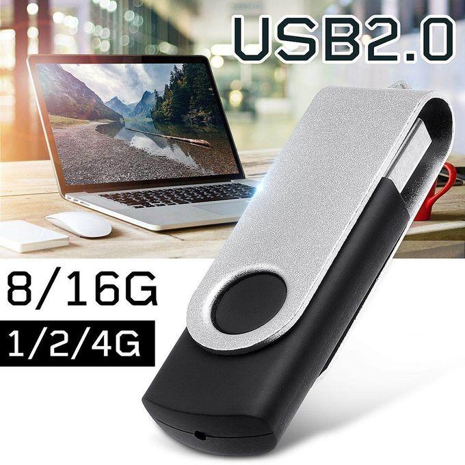 1GB 2GB 4GB 8GB 16GB USB 2.0 Flash Drive Black Memory ABS Flash Drives 2018technology 8G