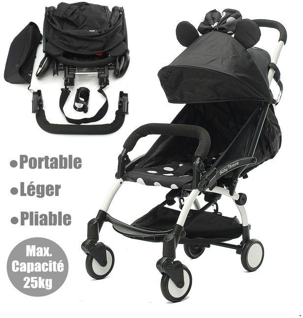 Generic Portable Baby Stroller Folding Lightweight Toddler Travel Buggy Infant Carriage