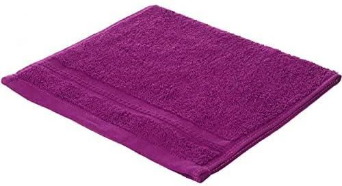 one year warranty_Face Towel Of 1 Piece 30x30 CM Cotton, Purple9989638