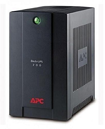 Apc Uninterrupted Power Supply, Backup- Original_UPS- 700VA - 4 Outlets - Black