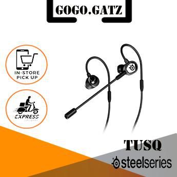 SteelSeries Tusq Gaming Headset in Ear Mobile Dual Microphone (Black)