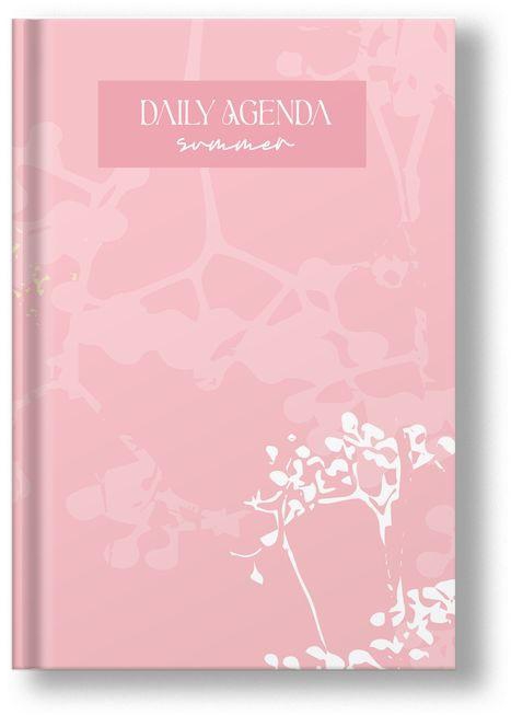 Season Notebook A5 Size 80 Sheets (Baby Pink)