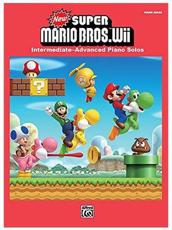 New Super Mario Bros. Wii: Intermediate / Advanced Piano Solos Paperback