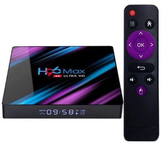 H96 Max 4K 64-bit Android TV Box 4GB RAM, 32GB