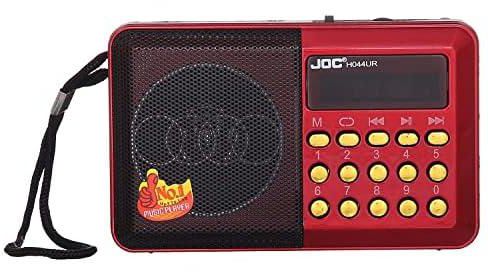 Joc H044R Portable Mini Radio - Red