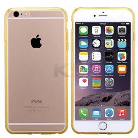 Momax iCase Pro Yellow outline with transparency cover for iphone 6 plus - CPAPIP6LY