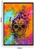 Craft Trade Tapestry Psychedelic Boho Bohemian Skull Print Wall Hanging Cotton Poster (Skull 1, Multi Color)