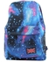 Generic Galaxy Pattern Unisex Travel Backpack Canvas Leisure Bags School Bag Rucksack Blue