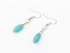 Mysmar White Pearl and Turquoise Earrings [E117]