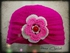 Groboc Crochet Baby Turban With Flower -  Free Size (9 Colors)