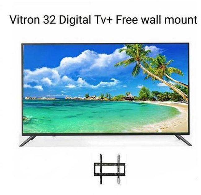 Vitron HTC3218,Frameless 32" Inch Digital LED Television USB HDMI +FREE Wall Bracket
