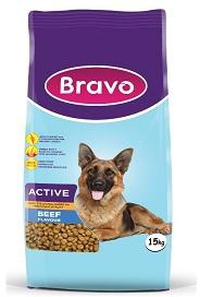 Bravo Active Beef Flavour 15 Kg