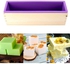Generic Silicone Soap Mold Wooden Box Loaf Cake Maker Food Grade Silicone Handmade DIY