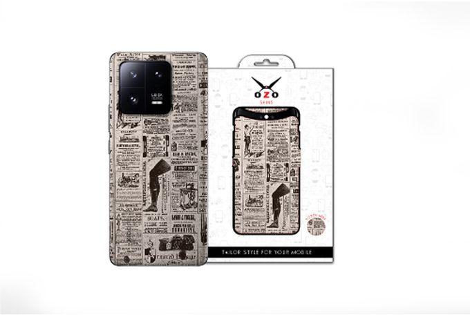 OZO Skins Ozo Ray skins Transparent Magazine Print Style (SV504MPS) (Not For Black Phone) For xiaomi 13 t pro