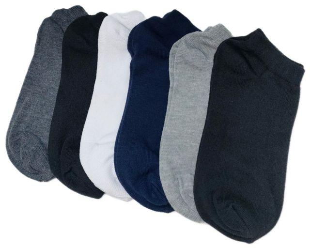 6 Pairs Of Short Men Socks, Multicolor