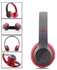P47 Bluetooth Headphone Wireless Earphone Hands Free Music Headset-Black/Black