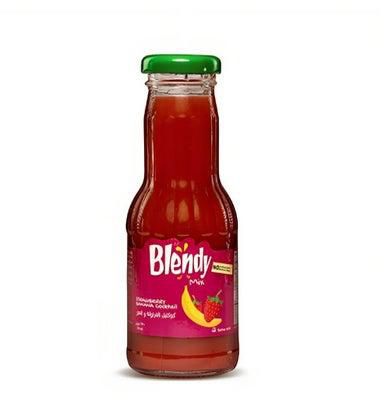 Blendy Mix Strawberry Banana Cocktail Juice Mixed Fruits 250ml