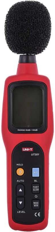 Get Uni-T UT351 Sound Level Meter, 30/130 dB - Red Black with best offers | Raneen.com