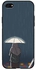 Protective Case Cover For Apple iPhone SE (2022) Rainy Days Design Multicolour