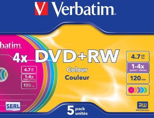 Verbatim - DVD RW 4.7GB - 43297 colour
