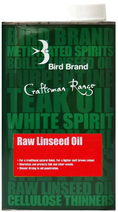 Bird Brand Craftsman Range Raw Linseed Oil (1 L)